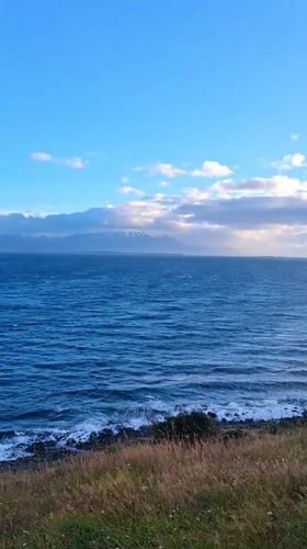 Scenic coastal views captured near Ushuaia, Argentina