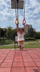 Playground acrobatics and rowan berries on a Lublin summer morning