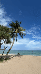 Beachside stop in Choeng Thale with Andaman Sea views