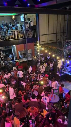 Busy nightclub scene captured in Nkpor, Nigeria