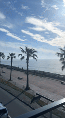 Coastal views captured along Batumi's oceanfront promenade