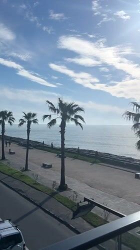 Coastal views captured along Batumi's oceanfront promenade