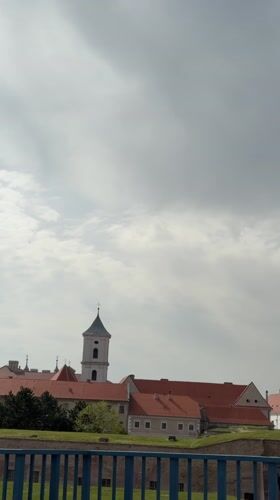 Croatian flag flies at historic Osijek Fortress complex
