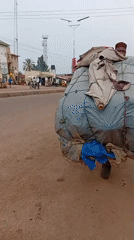 Morning street market activity documented in Sabon Tasha Nigeria