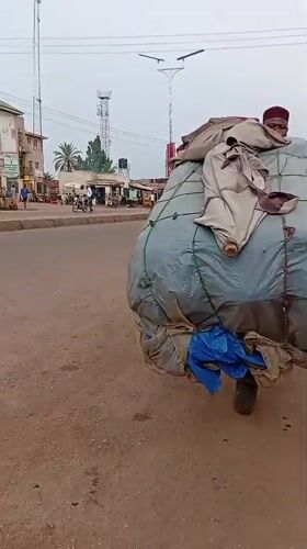 Morning street market activity documented in Sabon Tasha Nigeria