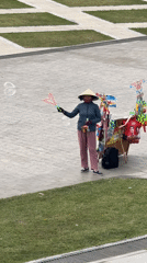 Morning scenes of daily life around Da Lat's lake district