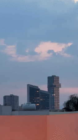 Routine dusk observations captured across Puebla streets and cityscape