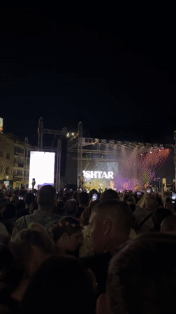 ISHTAR concert draws crowds to Kazanlak, Bulgaria evening show