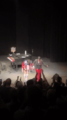 Theater performers take curtain call in London