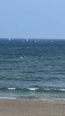 Morning beach life documented across Fujisawa and Kamakura coastal areas