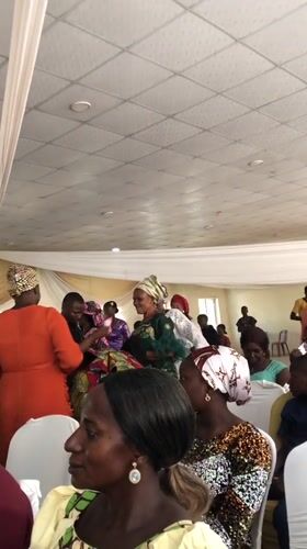 Wedding celebration held in Akwanga, Nigeria with traditional decorations