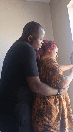 Couple shares intimate moments in Nairobi apartment
