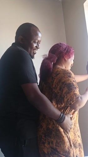 Couple shares intimate moments in Nairobi apartment