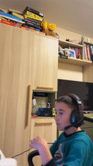 Young gamer captured during tablet session in Plovdiv home