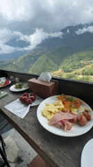 Mountain breakfast captured in Sa Pa Ward, Vietnam