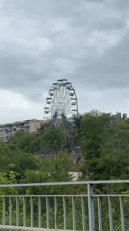 Morning snapshots capture ordinary life across Tbilisi, Georgia