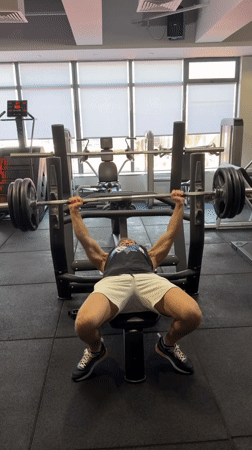 Morning workout session documented at Tsarevo gym