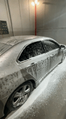 Routine car wash and maintenance observed in Zlatograd, Bulgaria