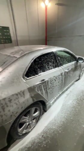 Routine car wash and maintenance observed in Zlatograd, Bulgaria
