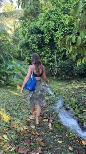 Morning walk through tropical Selemadeg captures local flora and architecture