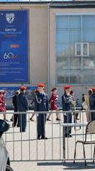 Children's military parade held in Chaikovsky town square