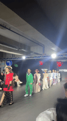 Children model colorful outfits at Astrakhan fashion show