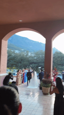 Wedding night in San Pedro Garza García, ceremony to send-off