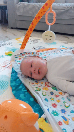 Mother and baby captured in everyday moments across Andreyevo