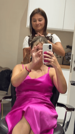 Salon session in Budva: hair, makeup, and selfies