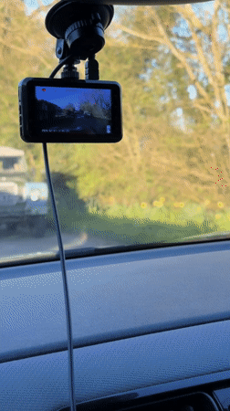 Countryside drive recorded through Nettleden on sunny spring afternoon