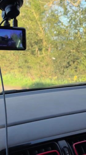 Countryside drive recorded through Nettleden on sunny spring afternoon