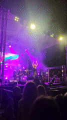 Outdoor concert lights up a summer evening in Hévíz