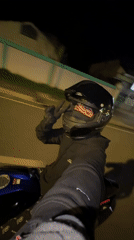 Late night motorcycle ride through Davao City landmarks