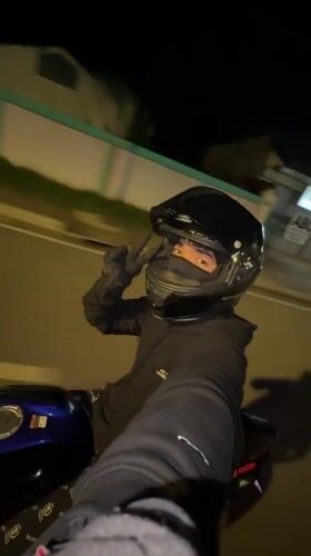 Late night motorcycle ride through Davao City landmarks
