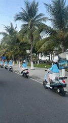 Scooter group tours Nha Trang at sunset