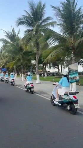 Scooter group tours Nha Trang at sunset