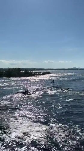 Morning water sports documented in General Luna, Philippines