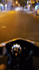 Nighttime motorcycle ride documented through Bắc Nha Trang streets