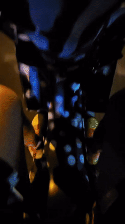Nighttime motorcycle ride documented through Bắc Nha Trang streets