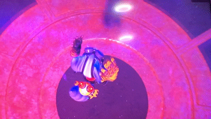 Gamer plays Ratchet & Clank: Rift Apart in arena combat