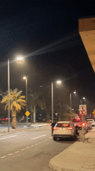Late-night airport activity documented in Arica, Chile