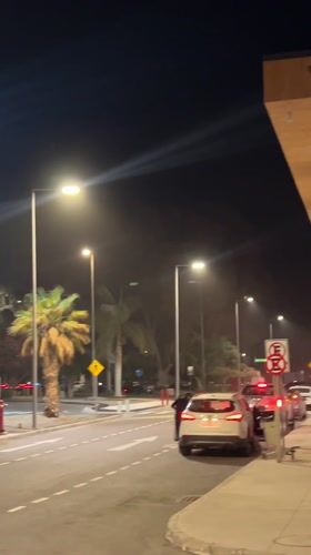 Late-night airport activity documented in Arica, Chile