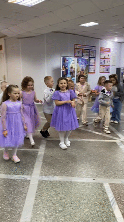 Children's party celebration documented in Noviy, Russia