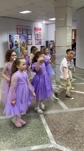 Children's party celebration documented in Noviy, Russia