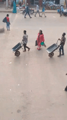 Busy street life documented in Bukuru, Nigeria afternoon