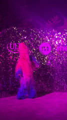 Costumed performer and chef spotted at Indio event