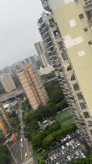 Overcast rainy weather documented in Chongqing urban area