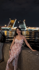 Palace Bridge opens at night drawing crowds in Saint Petersburg