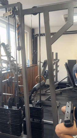Afternoon workout session documented at Zlatograd gym