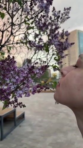 Spring afternoon moments captured across Novosibirsk during colorful skies